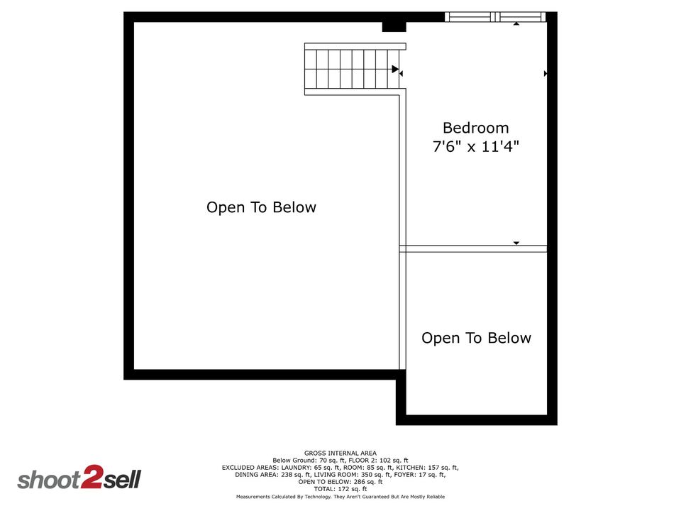 Studio 1 Bath Townhouse - 22