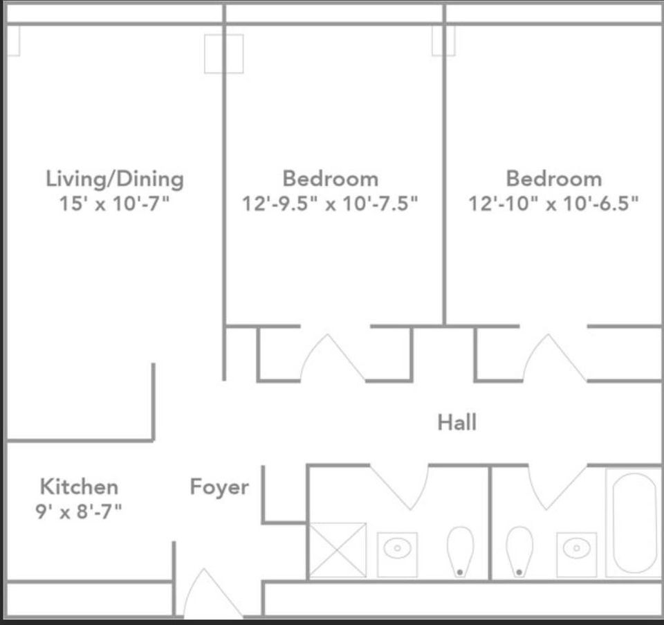 2 Beds 2 Baths Apartment - 4