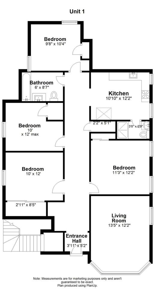 4 Beds 2 Baths - Apartment - 6