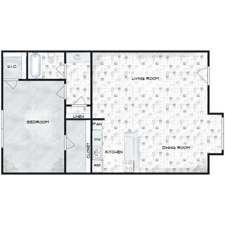 1 Bed 1 Bath - Apartment photo'