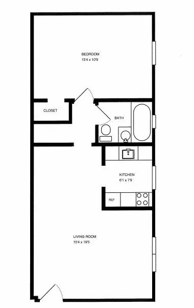 1 Bed 1 Bath - Apartment photo'